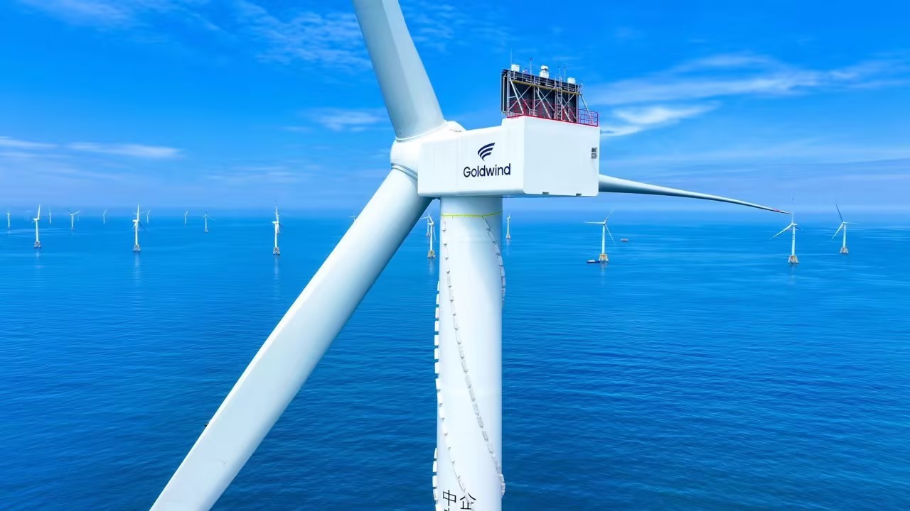 海上風電裝備制造企業|"國之重器"金風科技GWH252-16MW海上風電機組成功吊裝